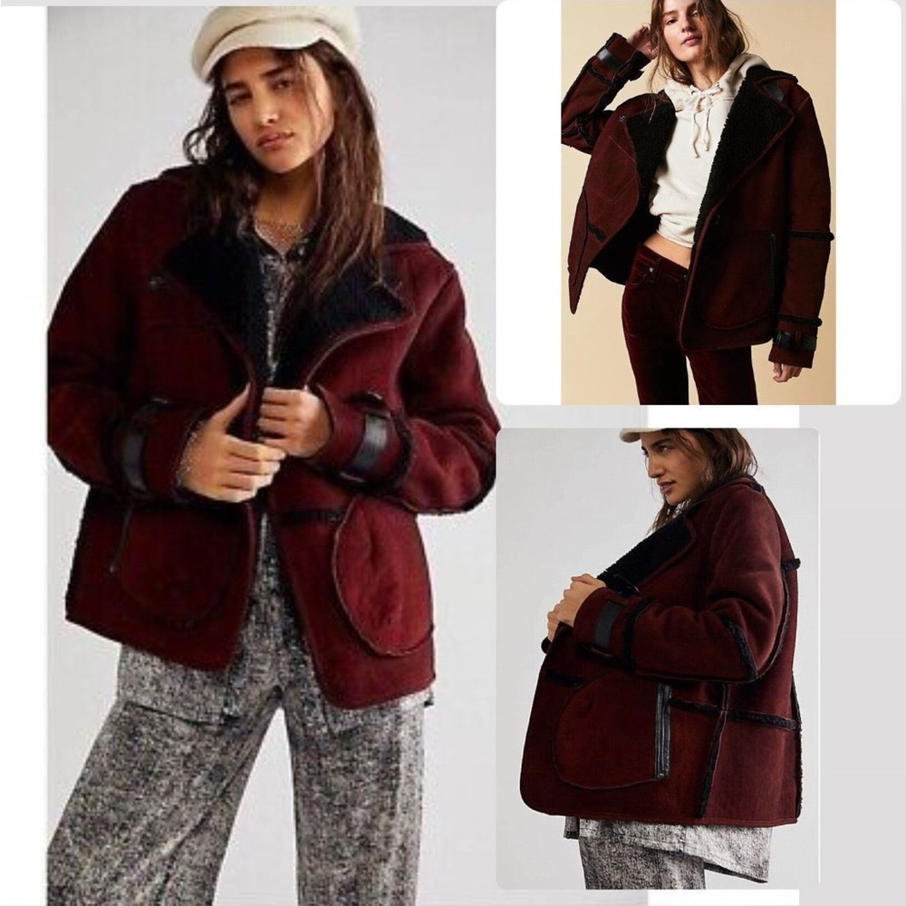 Free People Cassidy Cozy Suede Jacket